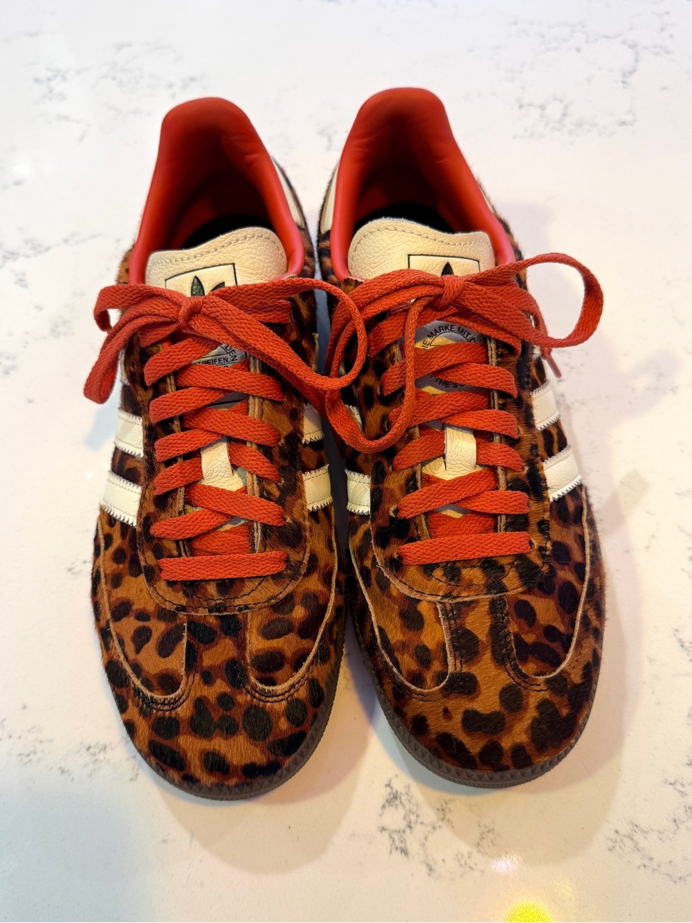 Adidas Samba OG Red Leopard sneakers women’s 8 - Picture 3 of 8